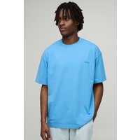 Man Oversize Rundhals T-Shirt - Grau - XS, Grau Man Oversize Rundhals T-Shirt - Grau - XS, Grau von boohooman