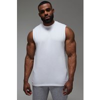 Man Regular Fit Sport-vesttop - Weiß - XS, Weiß Man Regular Fit Sport-vesttop - Weiß - XS, Weiß von boohooman