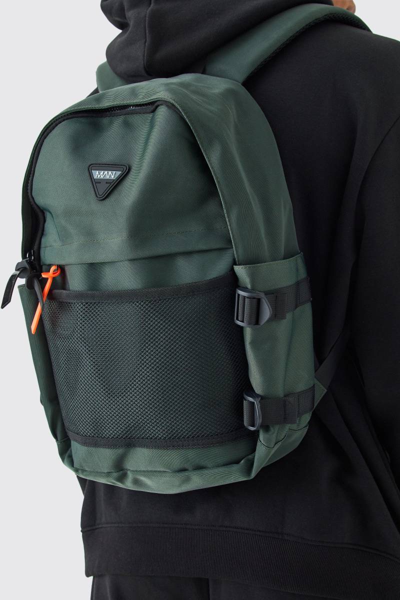 Man Rucksack - Grau - ONE SIZE, Grau von boohooman