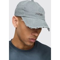 Man Signature Kappe - Grau - ONE SIZE, Grau von boohooman