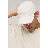 Man Signature Kappe - Weiß - ONE SIZE, Weiß von boohooman
