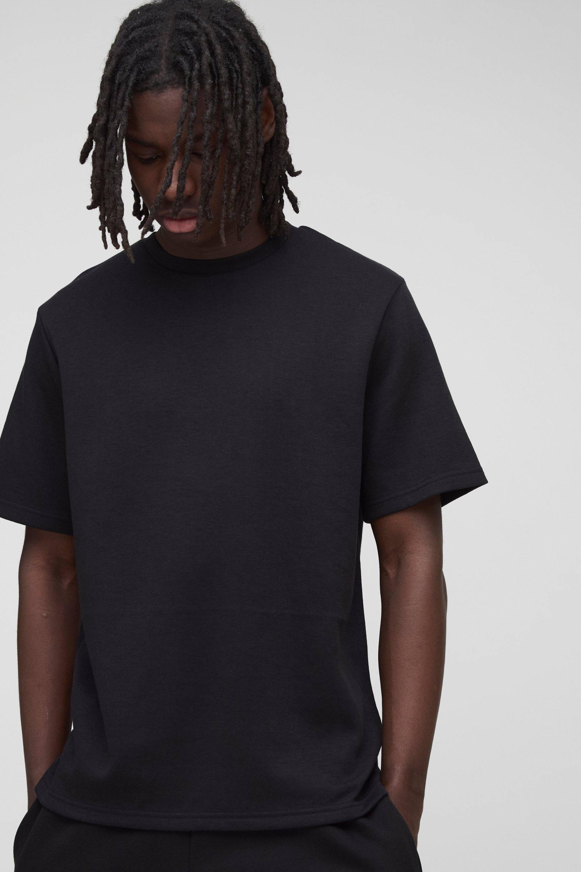 Man T-Shirt - Schwarz - M, Schwarz Man T-Shirt - Schwarz - M, Schwarz von boohooman