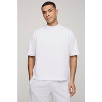 Man. Kastiges Oversize T-Shirt - Weiß - L, Weiß Man. Kastiges Oversize T-Shirt - Weiß - L, Weiß von boohooman