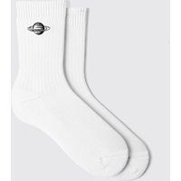 Mens 1er-Pack Socken mit Orbit-Stickerei - Weiß - ONE SIZE, Weiß von boohooman