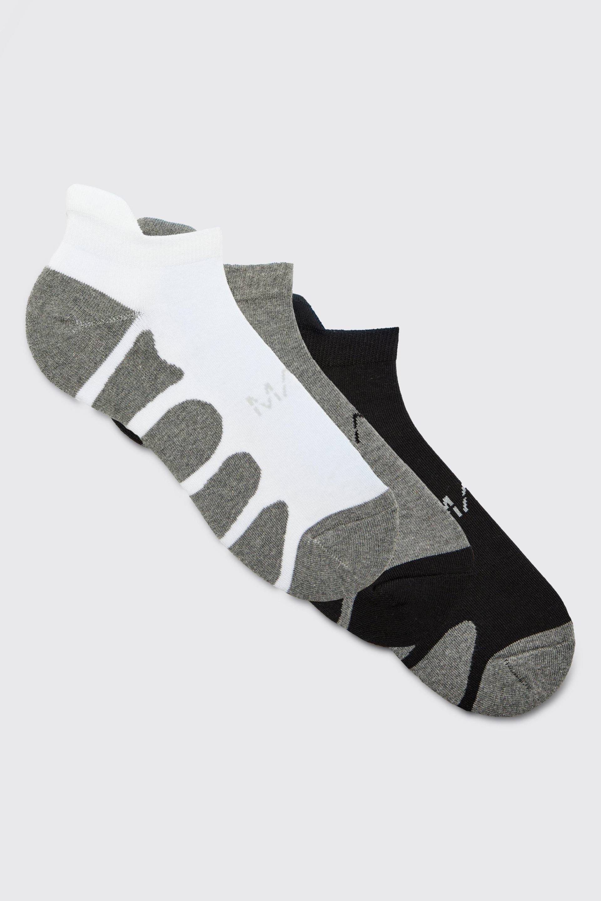 Mens 5er-Pack Man Active Sportsocken - Mehrfarbig - ONE SIZE, Mehrfarbig von boohooman