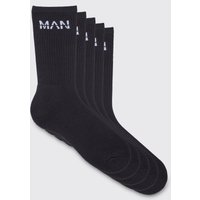 5er-Pack Man Sport-Socken - Schwarz - ONE SIZE, Schwarz 5er-Pack Man Sport-Socken - Schwarz - ONE SIZE, Schwarz von boohooman
