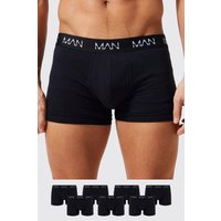 7er-Pack Man Boxershorts - Schwarz - L, Schwarz 7er-Pack Man Boxershorts - Schwarz - L, Schwarz von boohooman
