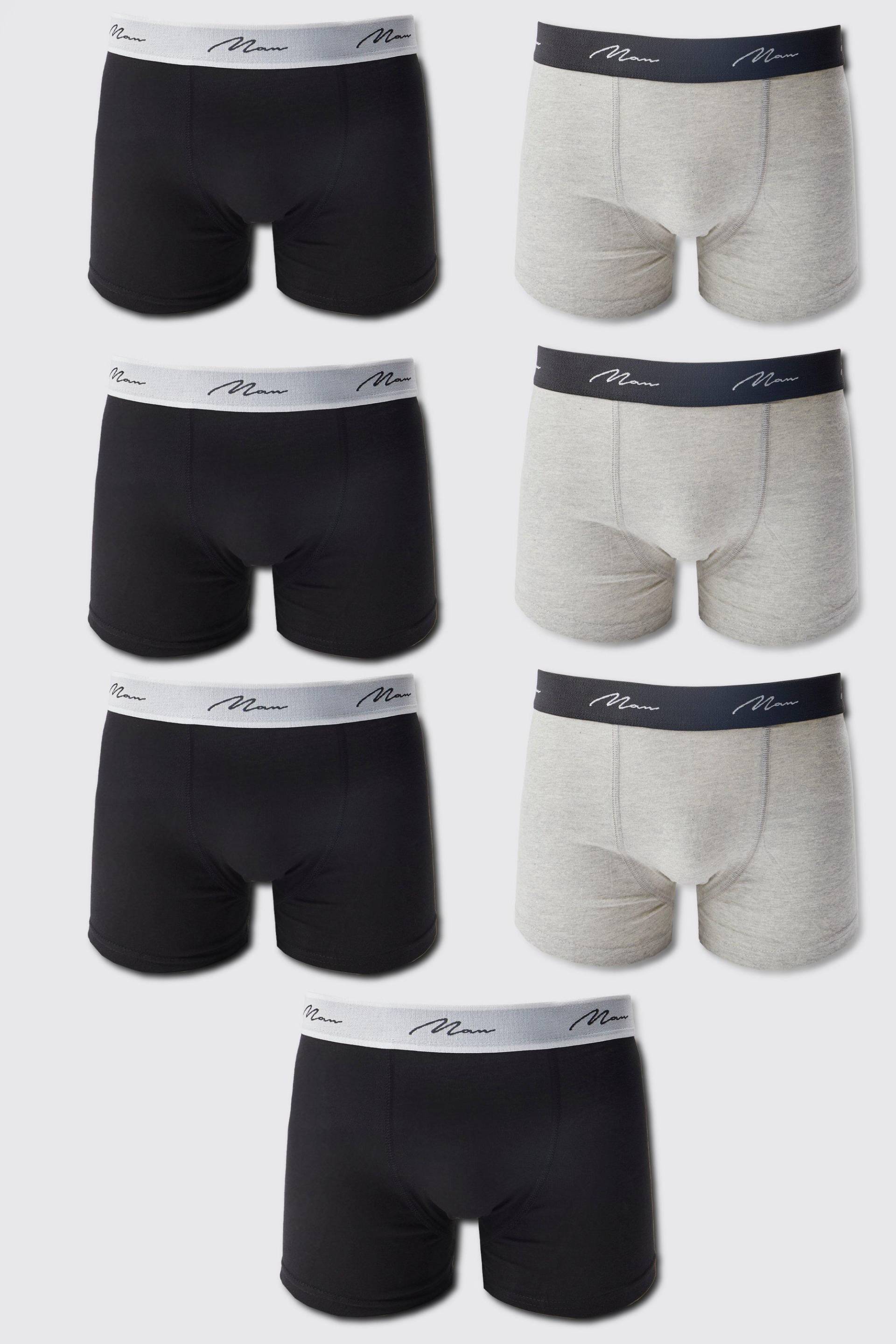 7er-Pack Man Signature Boxershorts - Mehrfarbig - S, Mehrfarbig 7er-Pack Man Signature Boxershorts - Mehrfarbig - S, Mehrfarbig von boohooman