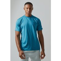 Mens Man Active Performance T-Shirt - Petrol - S, Petrol von boohooman