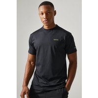 Mens Man Active Performance T-Shirt - Schwarz - M, Schwarz von boohooman