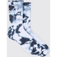 Mens Active Training Dept Batik Socken - Grau - ONE SIZE, Grau von boohooman