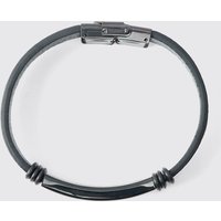 Armband mit Metall-Detail - Schwarz - ONE SIZE, Schwarz von boohooman