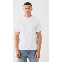 Mens Basic Crew Neck T-shirt - Weiß - S, Weiß von boohooman