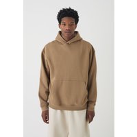 Basic Hoodie - Braun - S, Braun von boohooman
