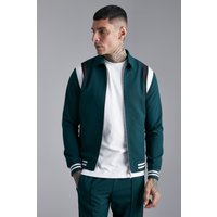 Bomberjacke mit Kragen - Grün - XS, Grün Bomberjacke mit Kragen - Grün - XS, Grün von boohooman