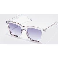 Mens Clear Plastic Sunglasses - Grau - ONE SIZE, Grau von boohooman