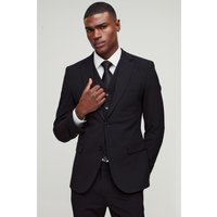 Einreihige Skinny Anzugjacke - Schwarz - 42, Schwarz Einreihige Skinny Anzugjacke - Schwarz - 42, Schwarz von boohooman