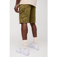 Lockere Carpenter-Shorts - Gelb - 28, Gelb von boohooman