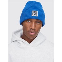 Gerippte Limited Edition Micro-Beanie - Grau - ONE SIZE, Grau von boohooman