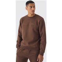Homme Sweatshirt - Braun - XS, Braun Homme Sweatshirt - Braun - XS, Braun von boohooman