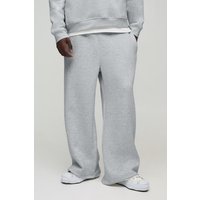 Jogginghose mit extrem weitem Bein - Grau - M, Grau von boohooman