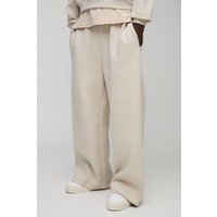 Jogginghose mit extrem weitem Bein - Grau - M, Grau von boohooman