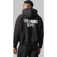 Kastiger Man Active Training Dept Hoodie - Schwarz - XS, Schwarz Kastiger Man Active Training Dept Hoodie - Schwarz - XS, Schwarz von boohooman