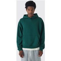 Kastiger Oversize Basic Hoodie - Grün - XS, Grün Kastiger Oversize Basic Hoodie - Grün - XS, Grün von boohooman
