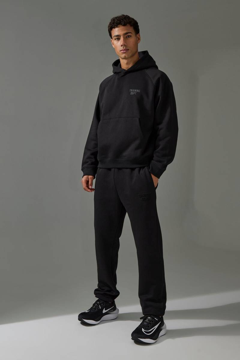 Kastiger geprägter Man Active Trainingsanzug - Schwarz - XS, Schwarz Kastiger geprägter Man Active Trainingsanzug - Schwarz - XS, Schwarz von boohooman