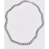 Mens Klobige Kette - Silber - ONE SIZE, Silber von boohooman