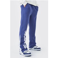 Mens Jogginghose mit Limited Edition Schriftzug - Blau - M, Blau von boohooman