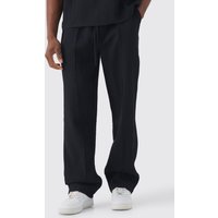 Lockere Hose mit elastischem Bund - Schwarz - XS, Schwarz Lockere Hose mit elastischem Bund - Schwarz - XS, Schwarz von boohooman