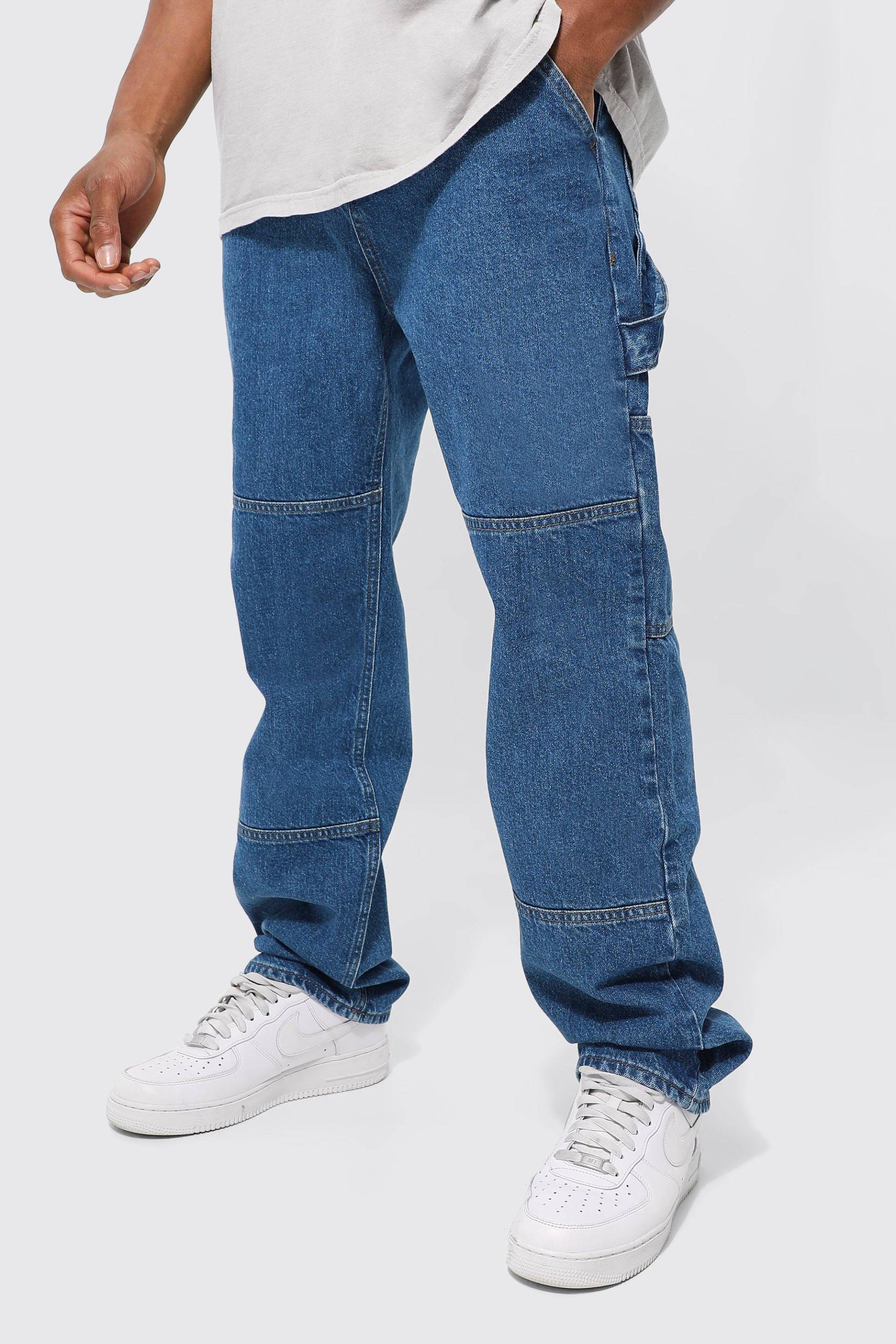 Mens Lockere Jeans - Blau - 30S, Blau von boohooman