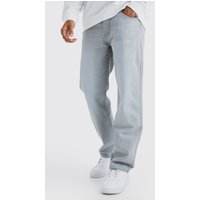 Mens Lockere Jeans - Grau - 36R, Grau von boohooman