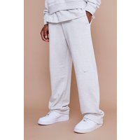 Mens Lockere Jogginghose mit Boxer-Bund - Grau - L S, Grau von boohooman