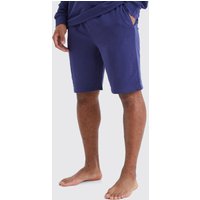 Mens Lockere Soft Feel Loungewear-Shorts - Blau - XS, Blau von boohooman