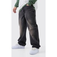 Lockere braune Jeans - 28R, Braun von boohooman