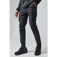 Mens Man Active Cargo-Jogginghose - Schwarz - XS, Schwarz von boohooman