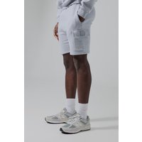 Mens Man Active Cargo Shorts - Grau - M, Grau von boohooman