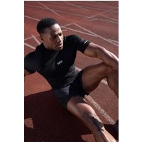 Man Active Kompressions T-Shirt - Schwarz - XS, Schwarz von boohooman