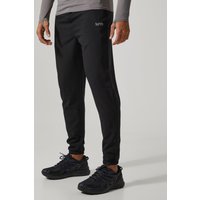 Schmale Man Active Jogginghose mit Man-Bund - Schwarz - XS, Schwarz von boohooman