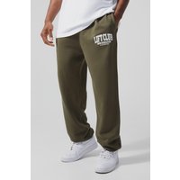 Mens Man Active Lift Club Jogginghose - Khaki - M, Khaki von boohooman