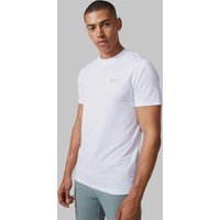 Mens Man Active Lightweight Performance T-Shirt - Weiß - XXL, Weiß von boohooman