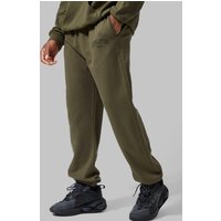 Mens Man Active Oversize Athletic Jogginghose - Khaki - XL, Khaki von boohooman