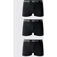 3er-Pack Man Active Performance Boxershorts - Schwarz - S, Schwarz von boohooman