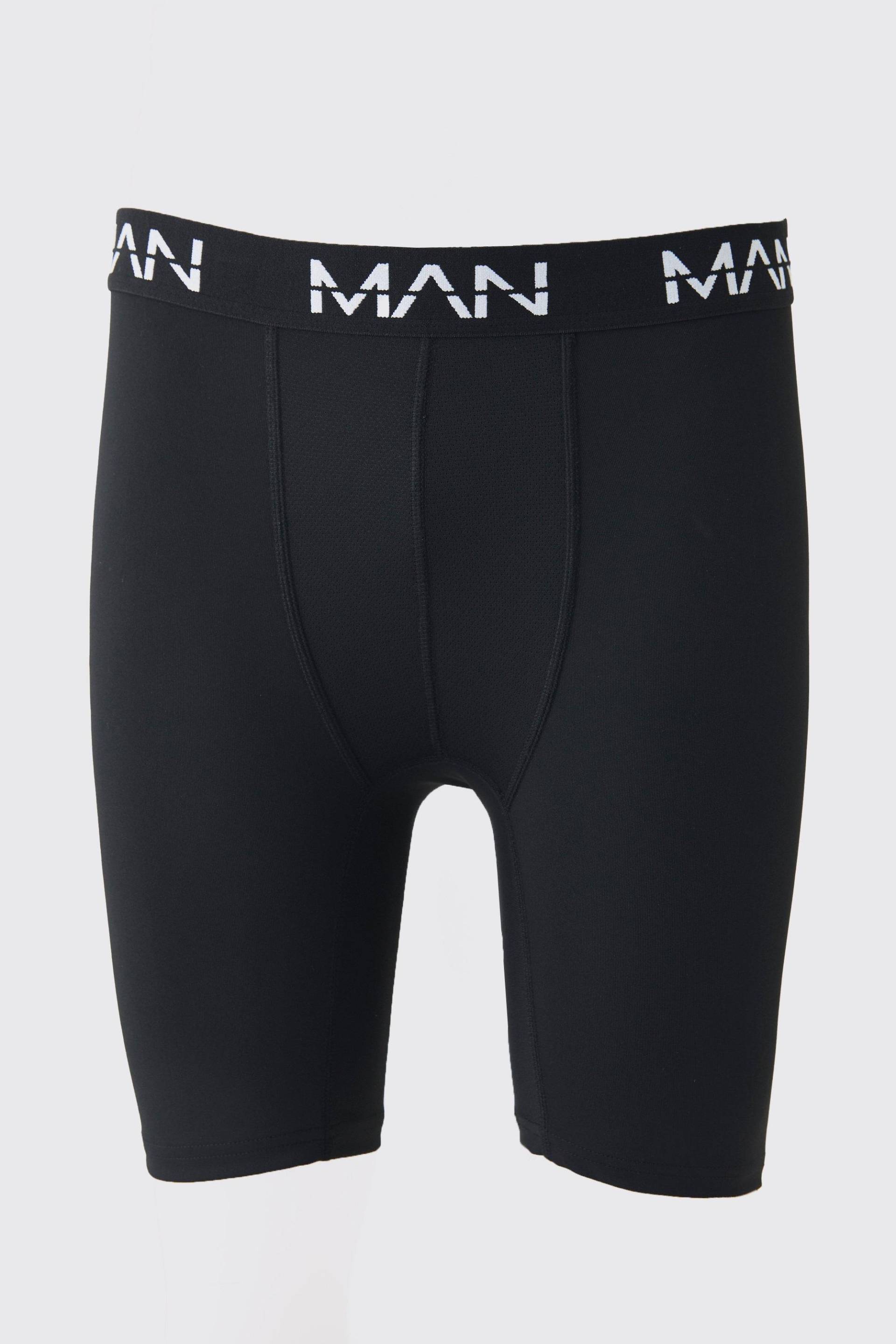 Man Active Performance Boxershorts - Schwarz - XL, Schwarz Man Active Performance Boxershorts - Schwarz - XL, Schwarz von boohooman