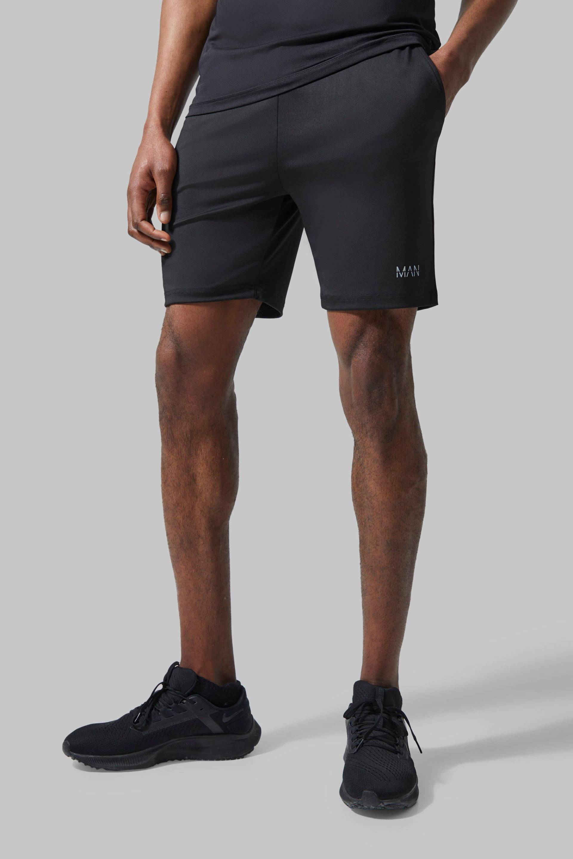 Mens Man Active Performance Sport-Shorts - Schwarz - XS, Schwarz von boohooman