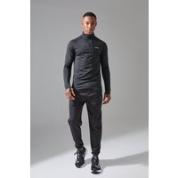 Langer Man Active Trainingsanzug mit Reißverschluss - Schwarz - XS, Schwarz Langer Man Active Trainingsanzug mit Reißverschluss - Schwarz - XS, Schwarz von boohooman