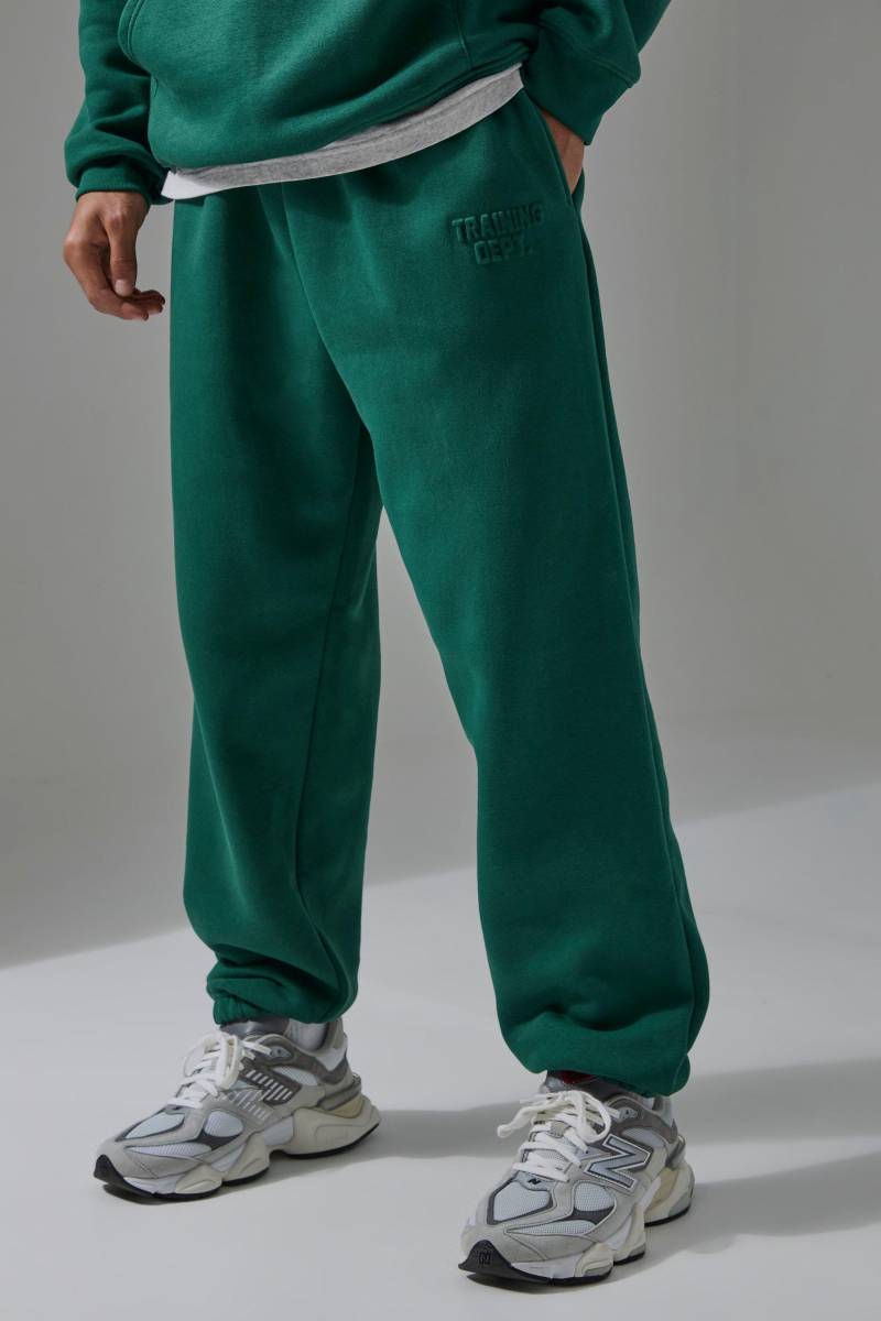 Man Active Training Dept Oversize Jogginghose - Grün - XXL, Grün von boohooman