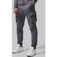 Man Active leichte Cargo-Jogginghose - Grau - XS, Grau von boohooman